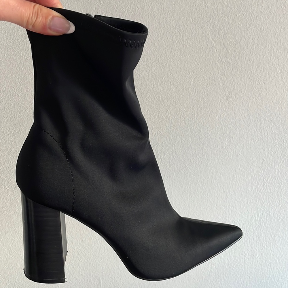 Jeffrey Campbell Siren neoprene boots 7.5